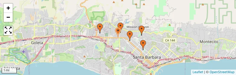 Related schools map