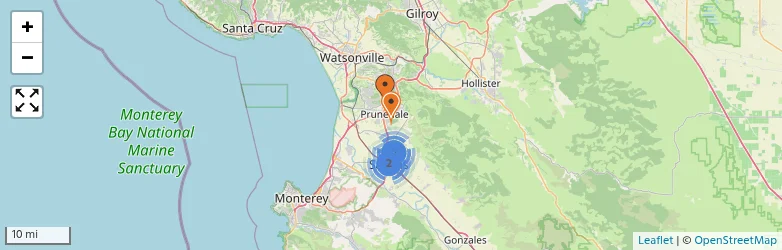 Related schools map