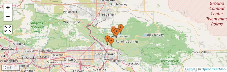 Related schools map