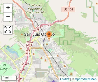 Map of San Luis Obispo Christian Academy