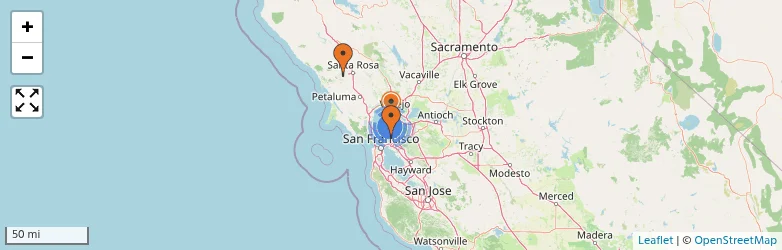 Related schools map