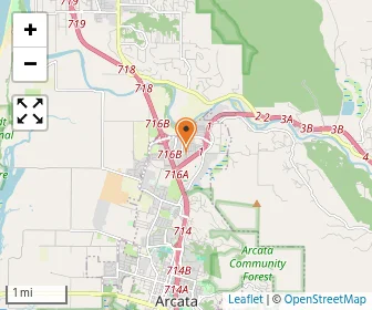 Map of Six Rivers Montessori