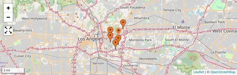 Related schools map
