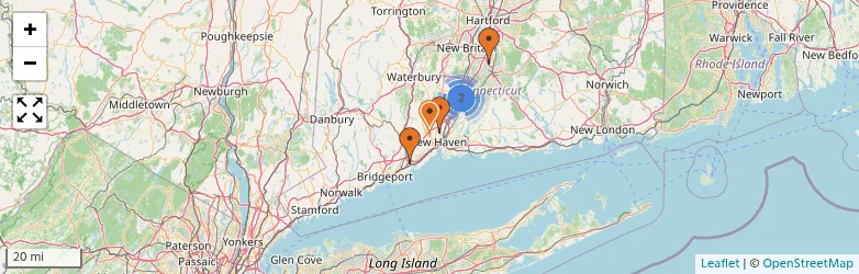 Related schools map