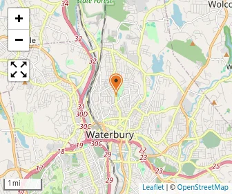 Map of Yeshiva Gedolah Of Waterbury- Mesivta Durham