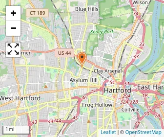 Map of Trinity Academy Of Hartford