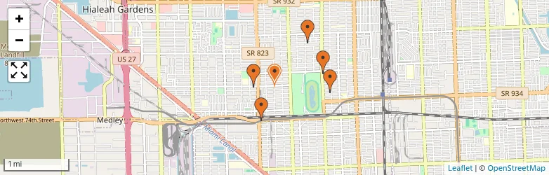 Related schools map