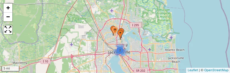 Related schools map