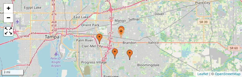Related schools map