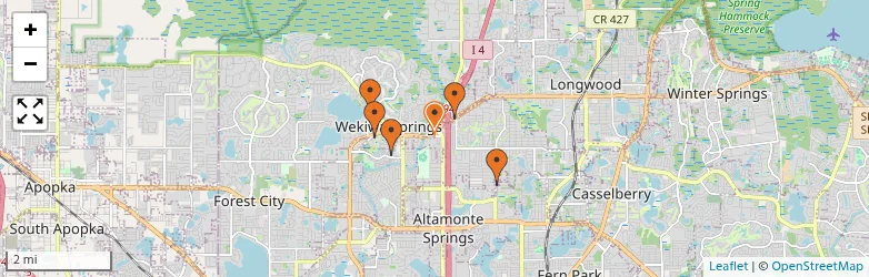 Related schools map