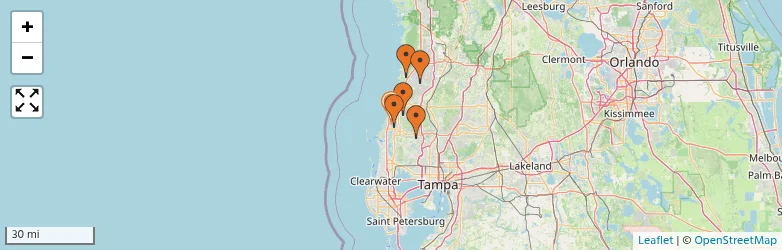 Related schools map