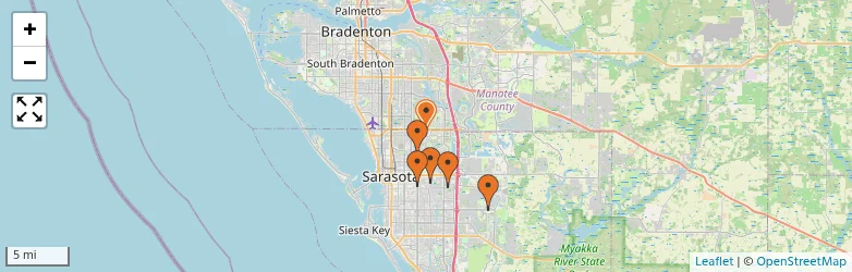 Related schools map