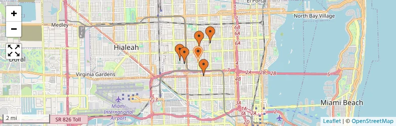 Related schools map