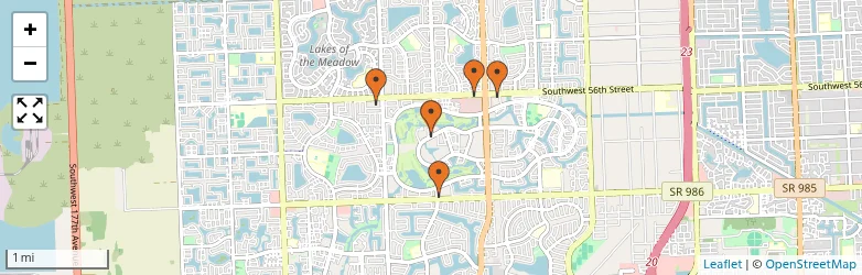 Related schools map