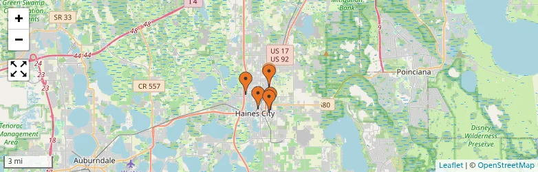 Related schools map
