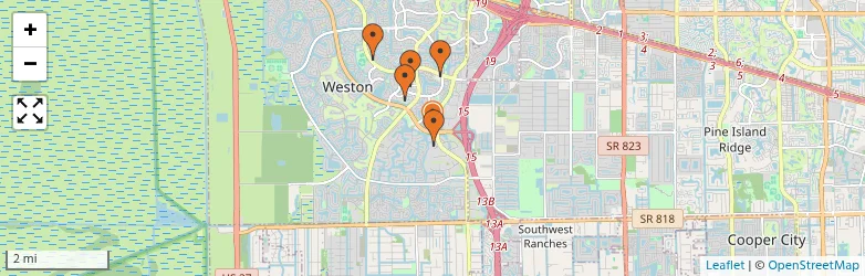 Related schools map