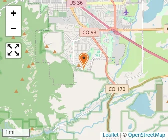 Map of Boulder Montessori School