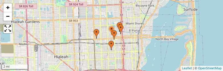 Related schools map