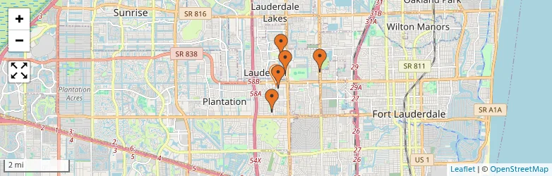 Related schools map