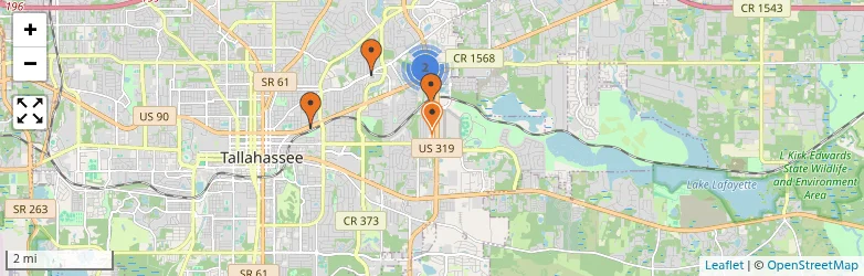 Related schools map