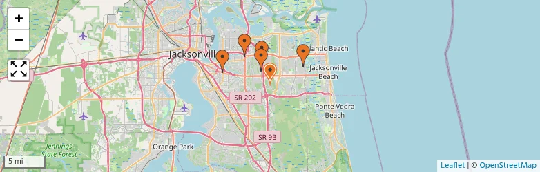 Related schools map