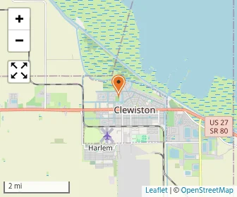 Map of Clewiston Christian School