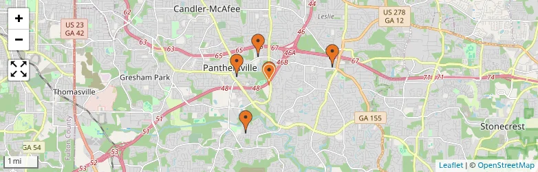 Related schools map