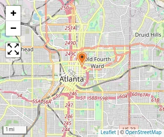 Map of Cristo Rey Atlanta Jesuit High School