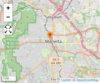 Map of First United Methodist Weekday Ministry