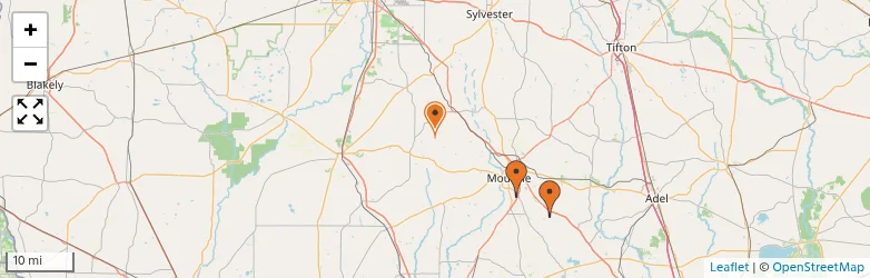 Related schools map
