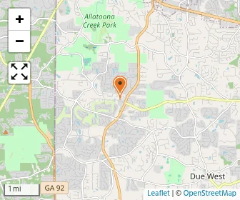 Map of Omega Learning Center Acworth