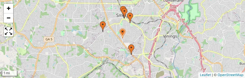 Related schools map