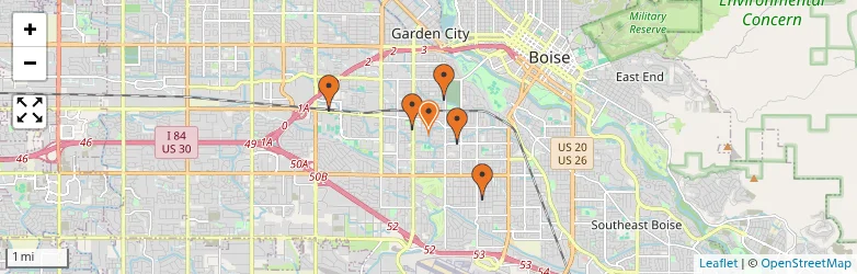 Related schools map
