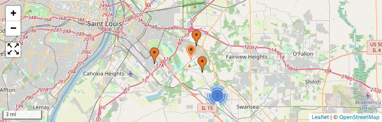 Related schools map