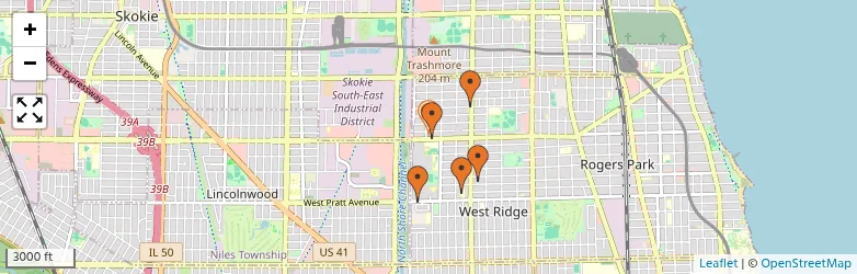 Related schools map