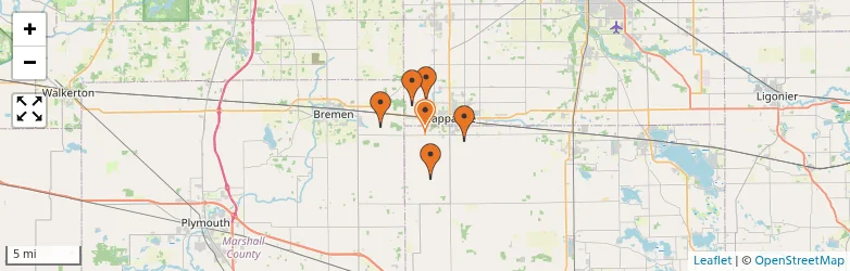 Related schools map