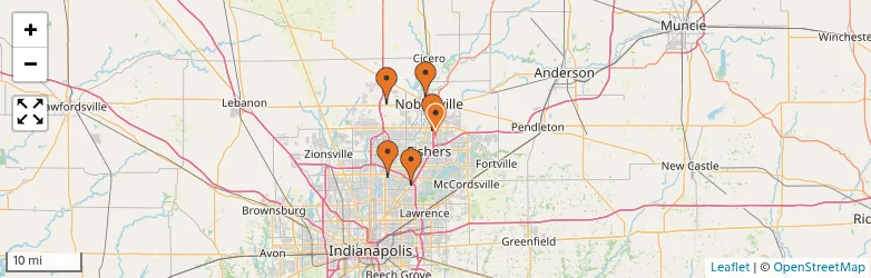 Related schools map