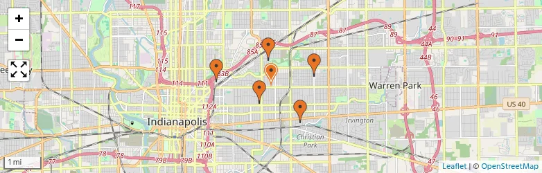 Related schools map
