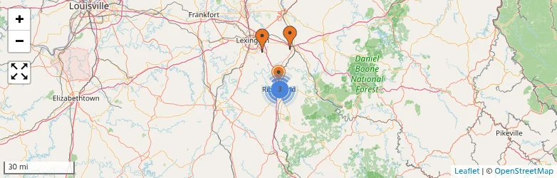 Related schools map