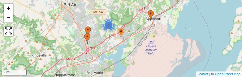Related schools map