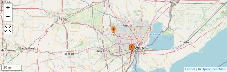 Related schools map