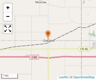 Map of Oakland Baptist School