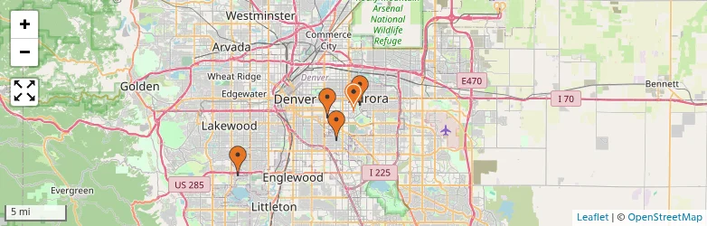 Related schools map