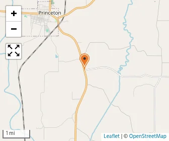 Map of Rolling Meadow Amish School