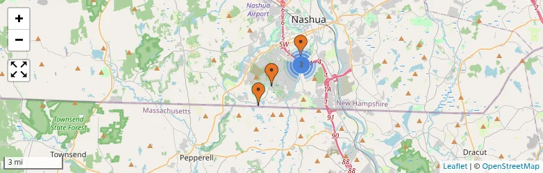 Related schools map