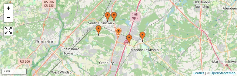 Related schools map