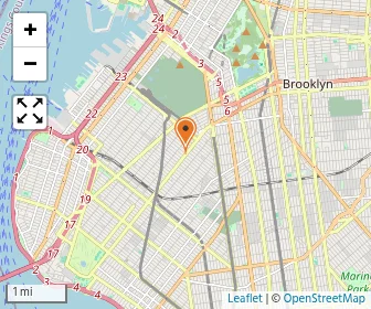 Map of Bnos Yaakov Yi Of Flatbush