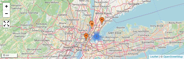 Related schools map
