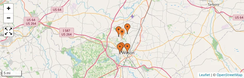 Related schools map