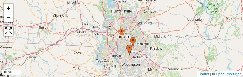 Related schools map